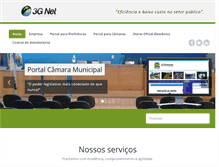 Tablet Screenshot of 3gnet.com.br
